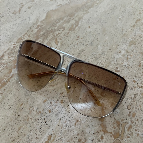 Marc Jacobs MJ049/S brown and silver sunglasses